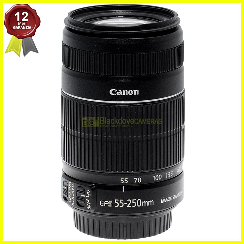 Canon EF-S 55/250mm f4-5,6 IS II Obiettivo AF per fotocamere reflex digitali APS