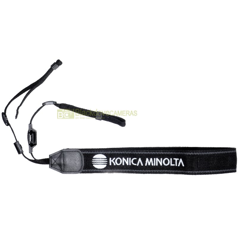 “Konica Minolta AF tracolla larga originale per reflex Dynax. Genuine strap.”