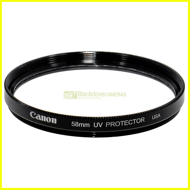 52mm. Filtro UV Protector originale Canon con vite M58. Ultra violet filter.