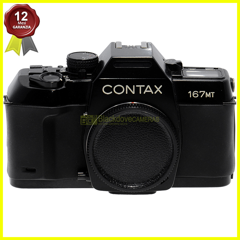 Contax 167 MT body. Fotocamera reflex a pellicola. Macchina fotografica.