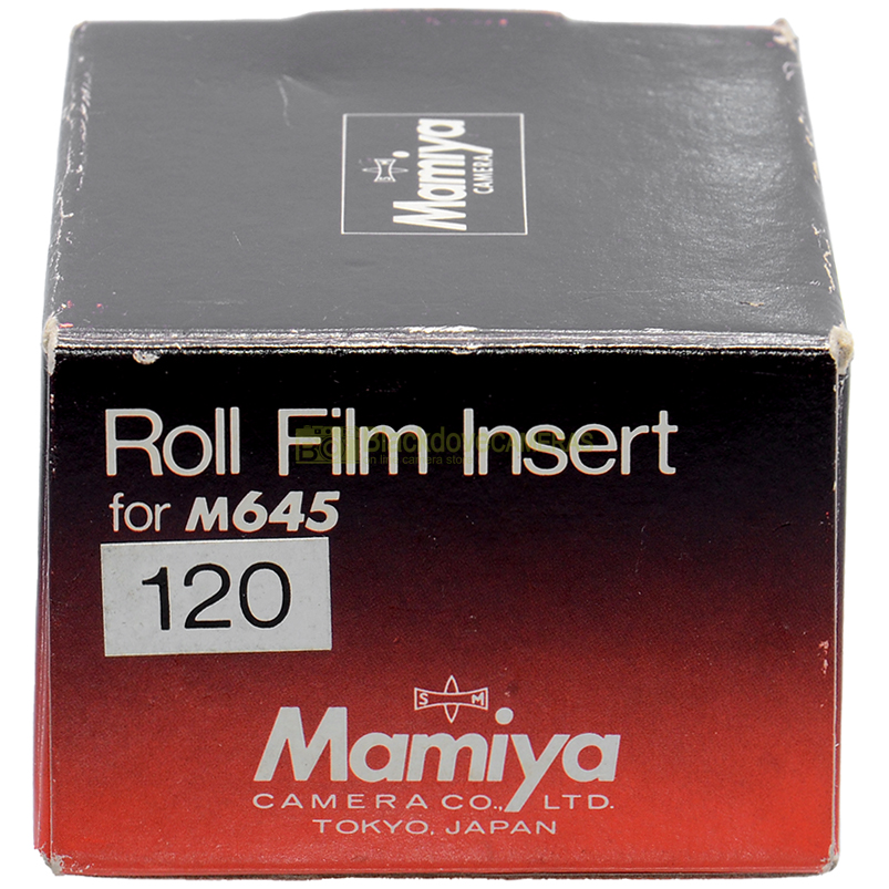 Magazzino 120 originale originale per Mamiya M645 6x4,5. Back film holder.