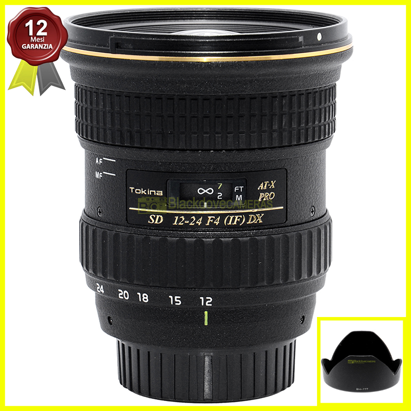 “Tokina AF 12-24mm f4 SD IF DX ATX Pro obiettivo per fotocamere digitali Nikon”