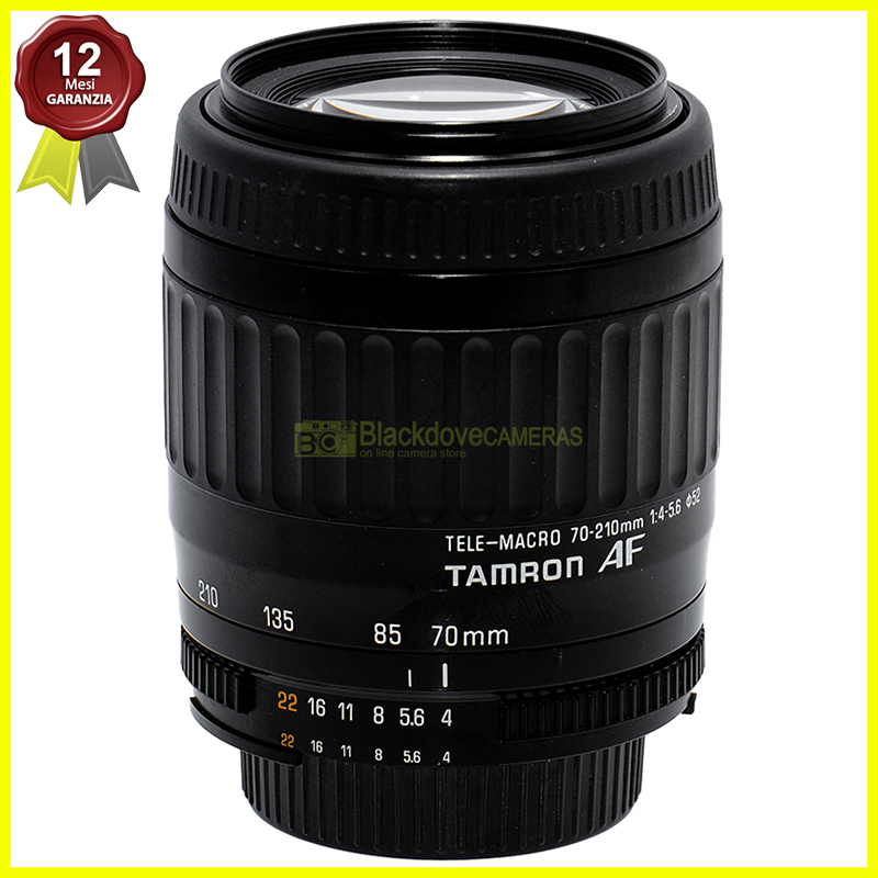 Tamron AF 70/210mm. f4-5,6 Obiettivo Full Frame per fotocamere Nikon autofocus.