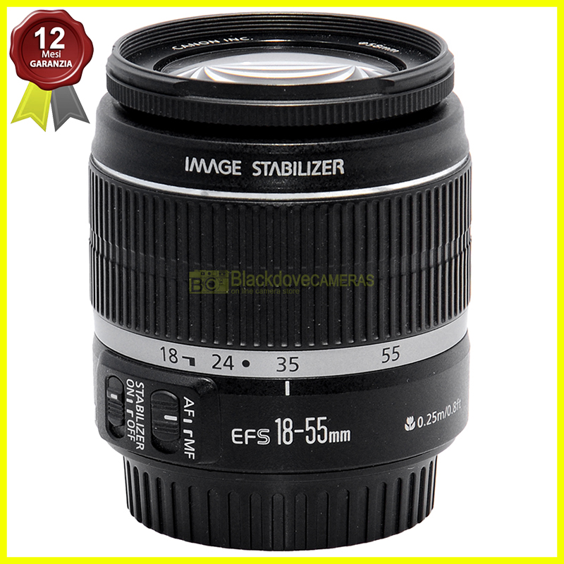 Canon EF-S 18-55mm f3,5-5,6. Obiettivo zoom per fotocamere digitali EOS AF.