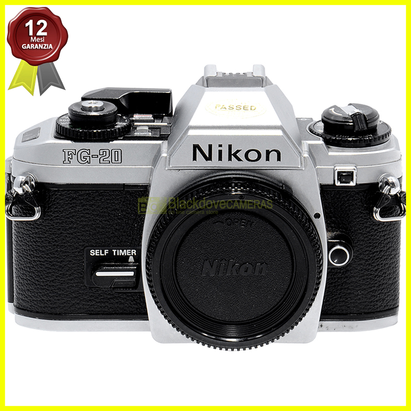 Nikon FG-20 Silver fotocamera a pellicola, macchina fotografica reflex analogica