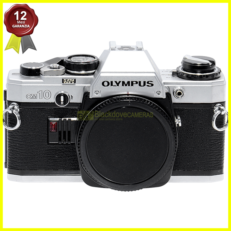 Olympus OM-10 body silver. Fotocamera reflex meccanica a pellicola. Revisionata!