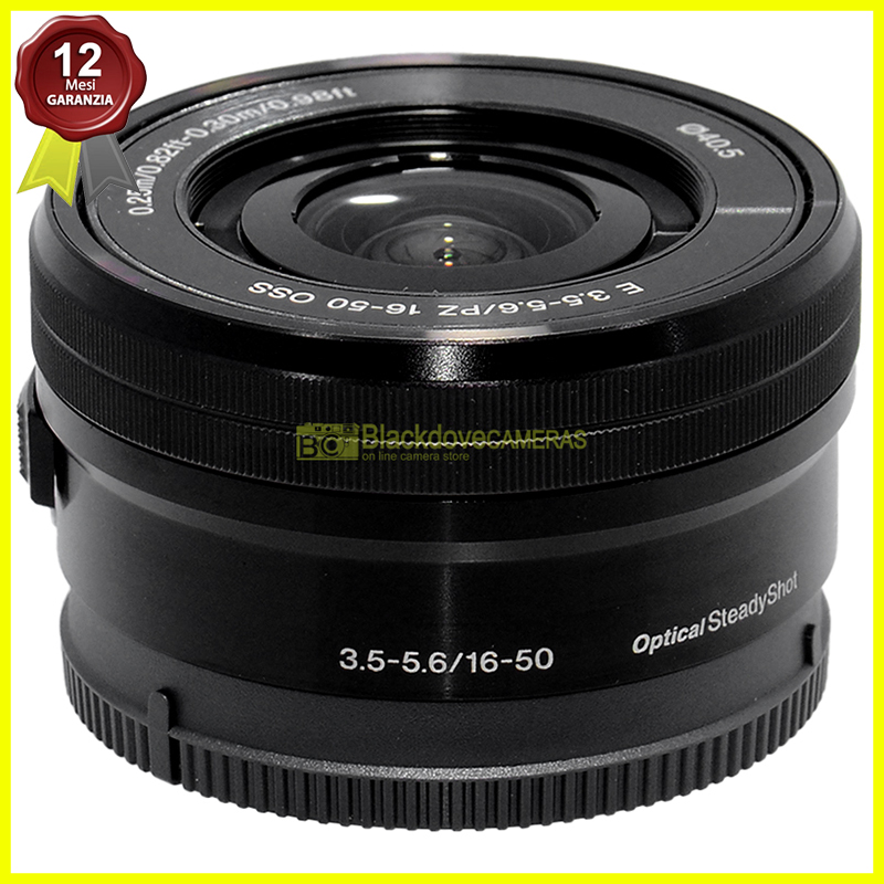 Sony E 16/50mm f3,5-5,6 PZ OSS Black obiettivo per fotocamere Sony E-Mount e NEX