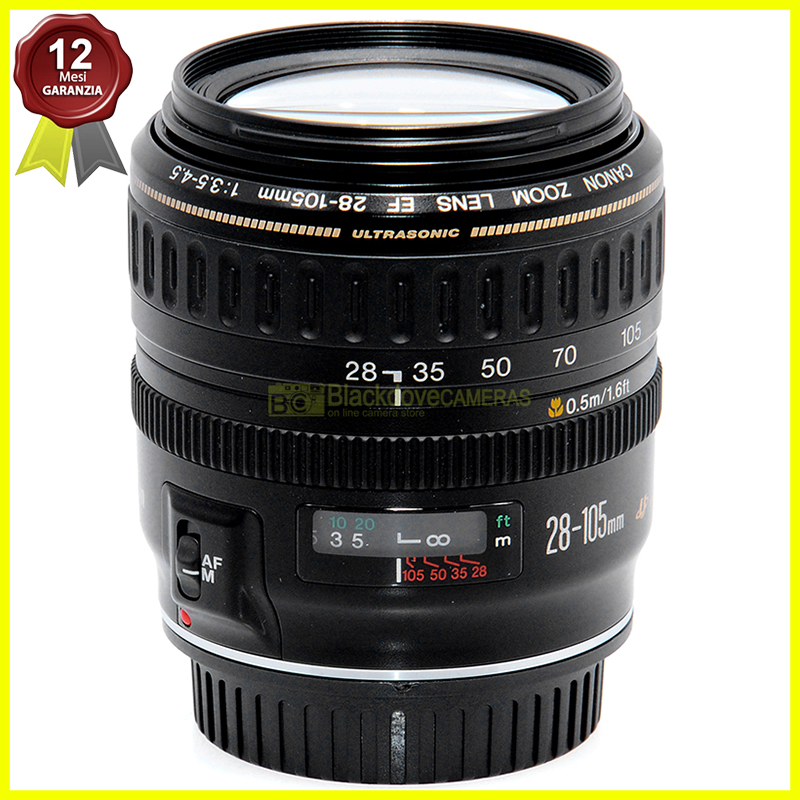 Canon EF 28/105mm f3,5-4,5 USM. Obiettivo Full Frame per fotocamere EOS.