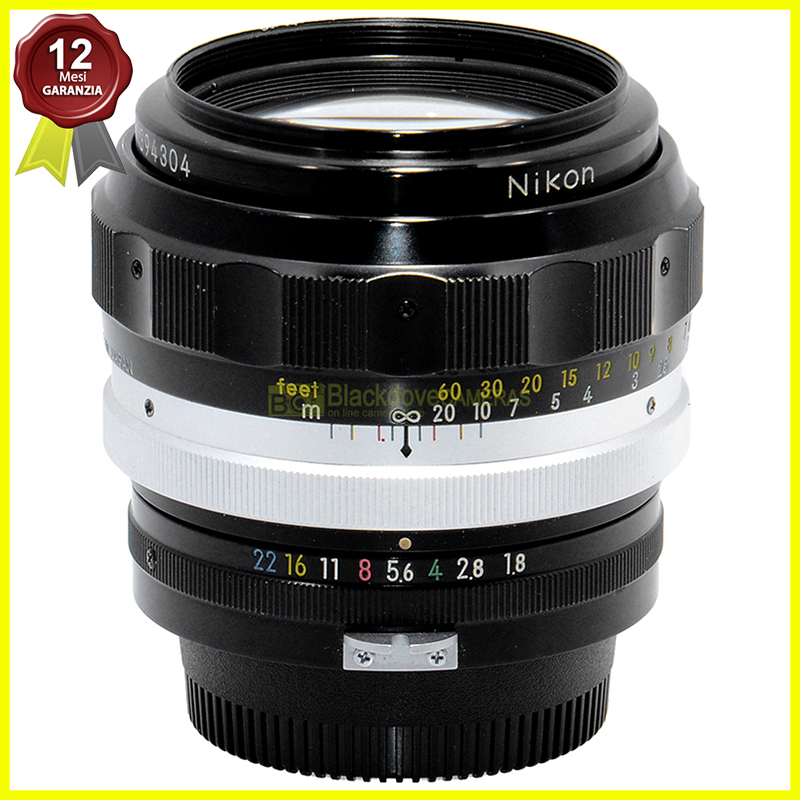 Nikon Nikkor-H C Auto 85mm f1,8 obiettivo per fotocamere analogiche F