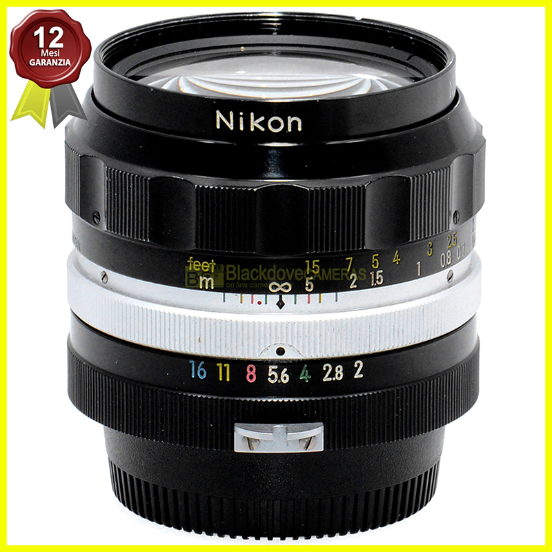 Nikon Nikkor-O Auto 35mm f2 obiettivo grandangolare per fotocamere analogiche F