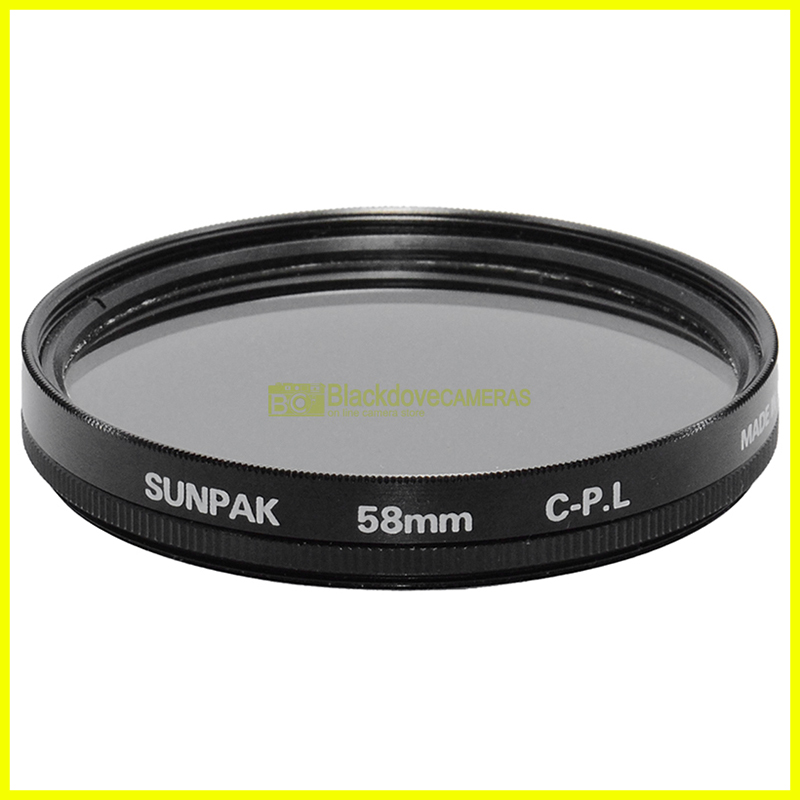 58mm Filtro polarizzatore Photax per obiettivi con vite M58 Polarizing filter