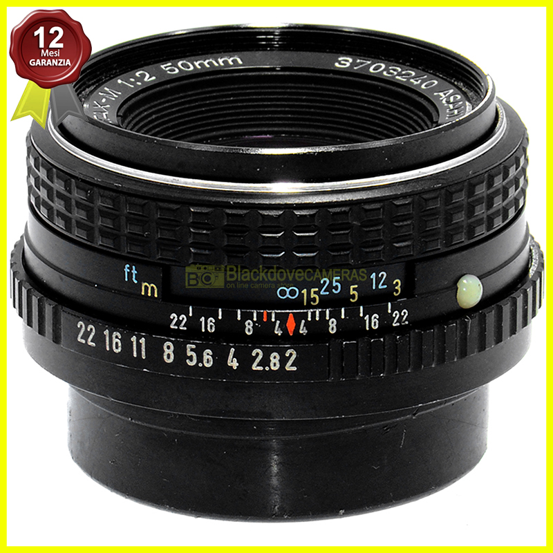 Pentax M 50mm f2 SMC obiettivo per fotocamere digitali e analogiche Manual focus