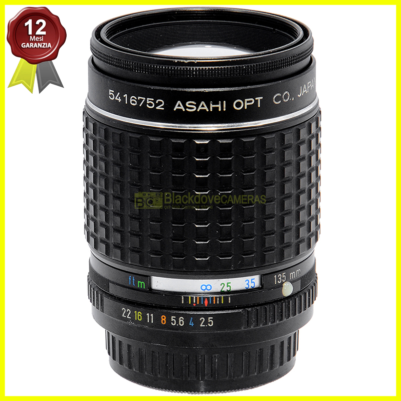 Pentax Asahi Opt. Co. M 135mm. f2,5 Tele Obiettivo per fotocamere reflex 