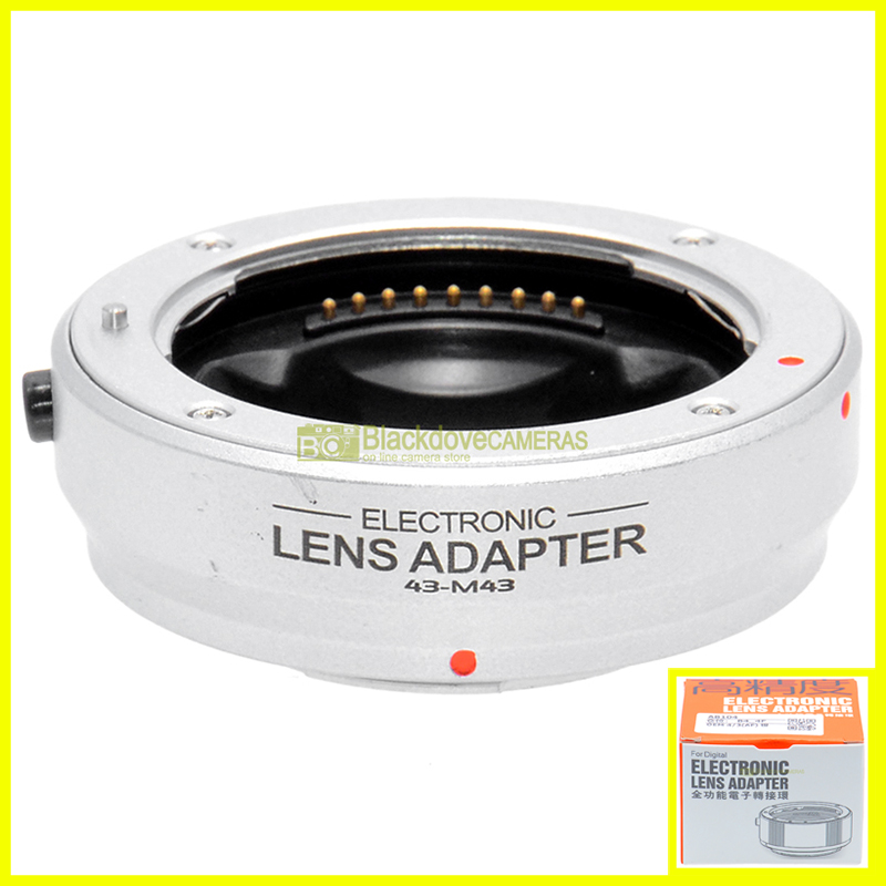 Adapter per obiettivi 4/3 su fotocamere micro 4/3, Autofocus come Olympus MMF-2