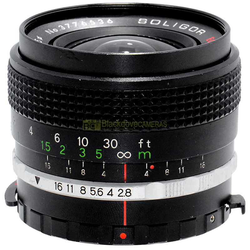 “Soligor 28mm f2,8 EC obiettivo per fotocamere reflex Miranda a pelicola ”