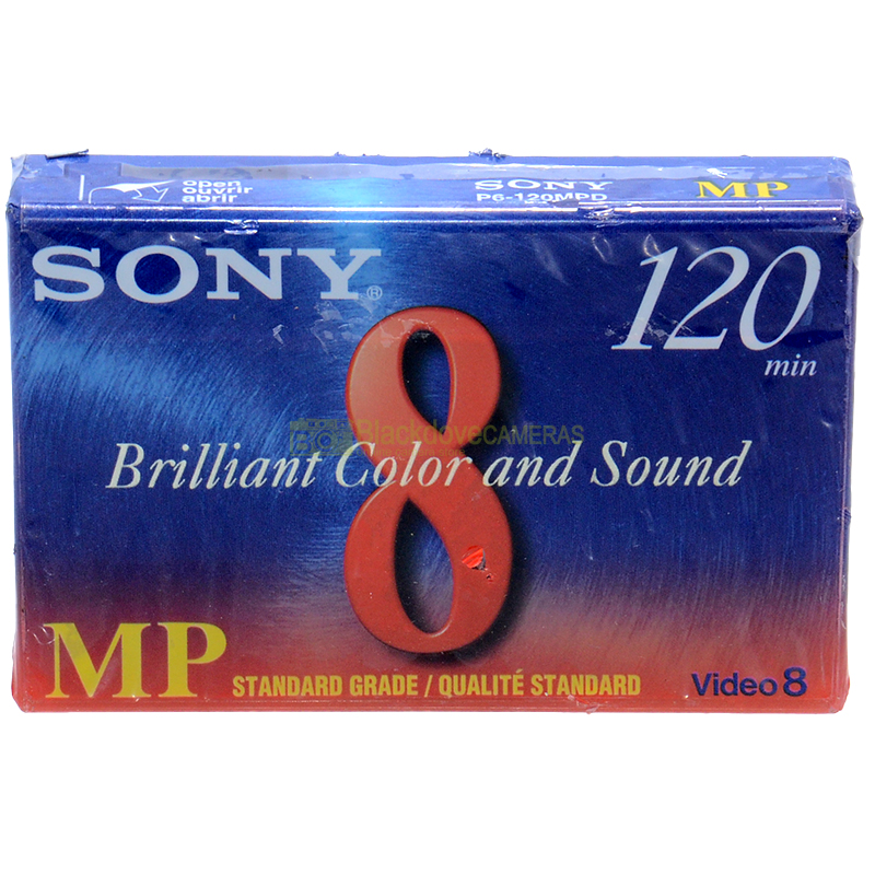 Sony P6-120MP Videocassetta Video 8, nuova sigillata. Vergine. 120' SP 240' LP