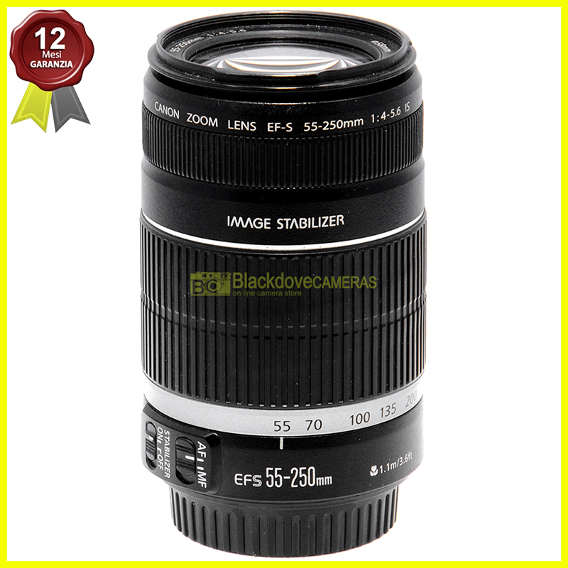 Canon EF-S 55/250mm f4-5,6 IS II Obiettivo AF per fotocamere reflex digitali APS