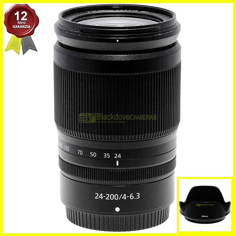 “Nikon Z Nikkor 24/200mm f4-6,3 VR obiettivo FX per fotocamere mirrorless. Nital”