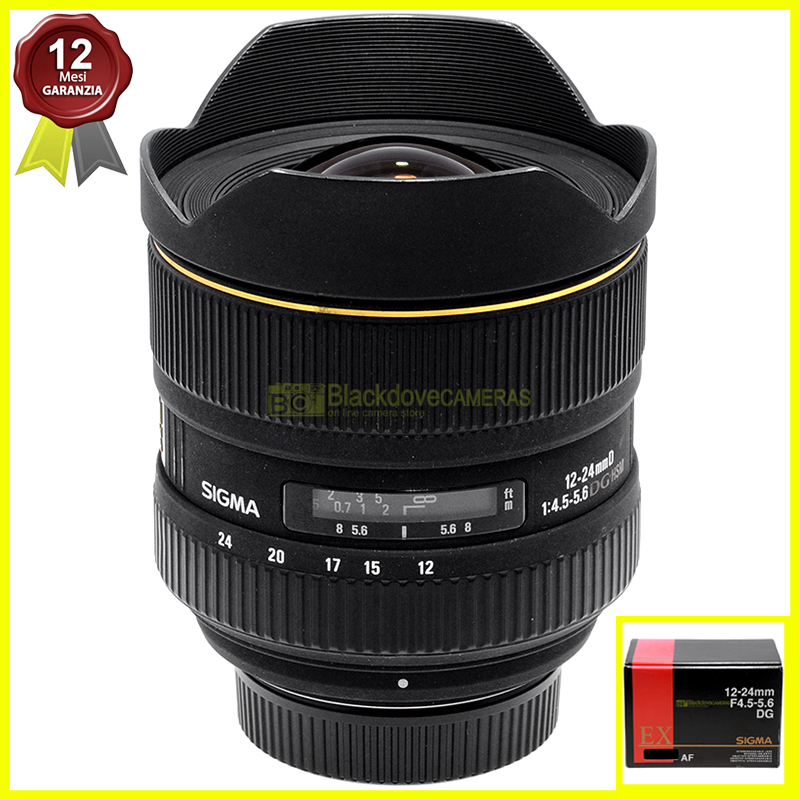 Sigma AF 12/24mm f4,5-5,6 DG EX obiettivo full frame per fotocamere reflex Nikon