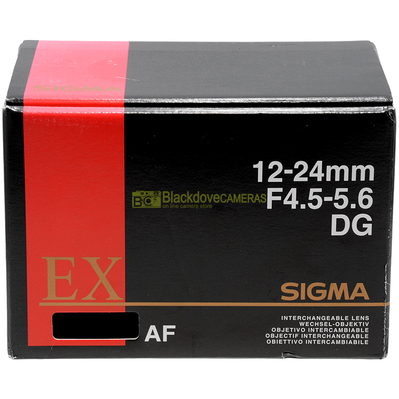 Sigma AF 12/24mm f4,5-5,6 DG EX obiettivo full frame per fotocamere reflex Nikon