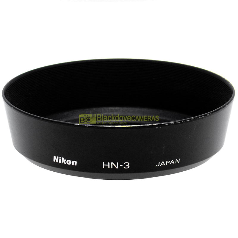 Nikon HN-3 Paraluce originale per obiettivi 35mm e 50mm, con vite 52mm. HN3 hood