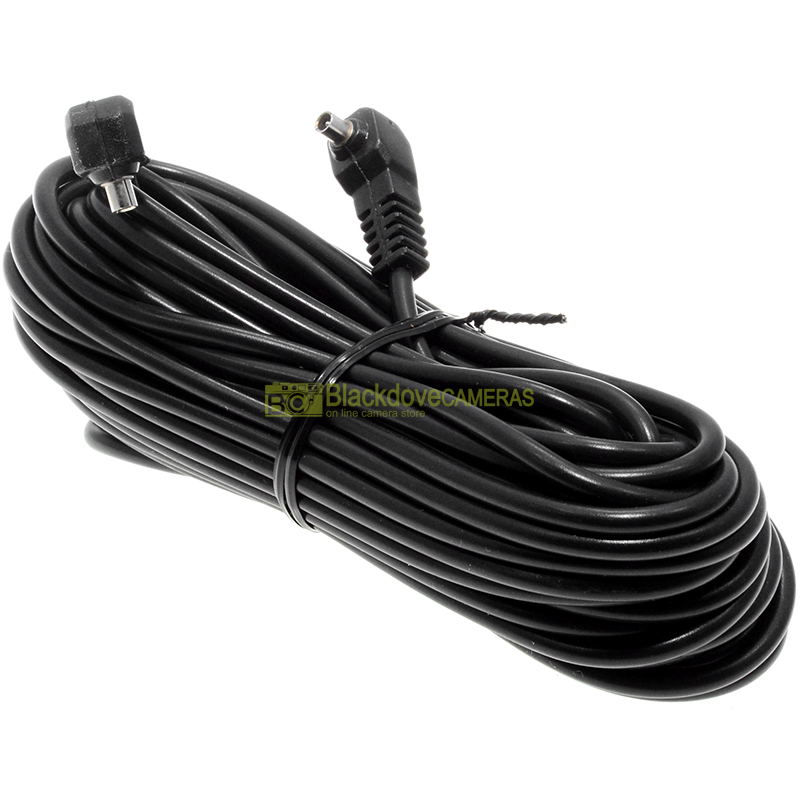 “Cavo sincro flash da 8 metri Femmina/femmina. Sincro flash cable 8m.”