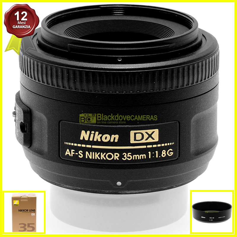 Nikon AFS Nikkor 35mm. f1,8 G DX obiettivo per fotocamere reflex digitali APS