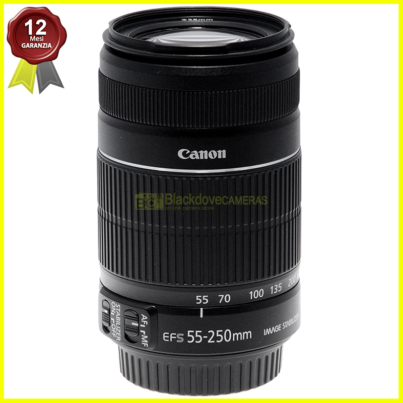 Canon EF-S 55/250mm f4-5,6 IS II Obiettivo AF per fotocamere reflex digitali APS