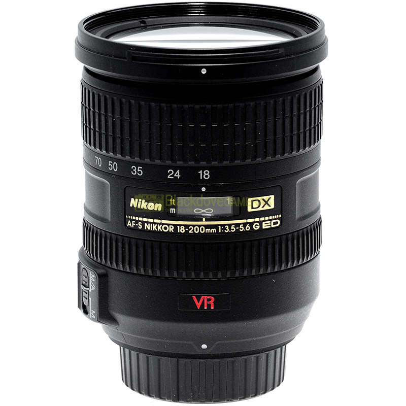 Nikon AF-S Nikkor 18/200mm f3,5-5,6 G ED VR obiettivo zoom per reflex digitali.