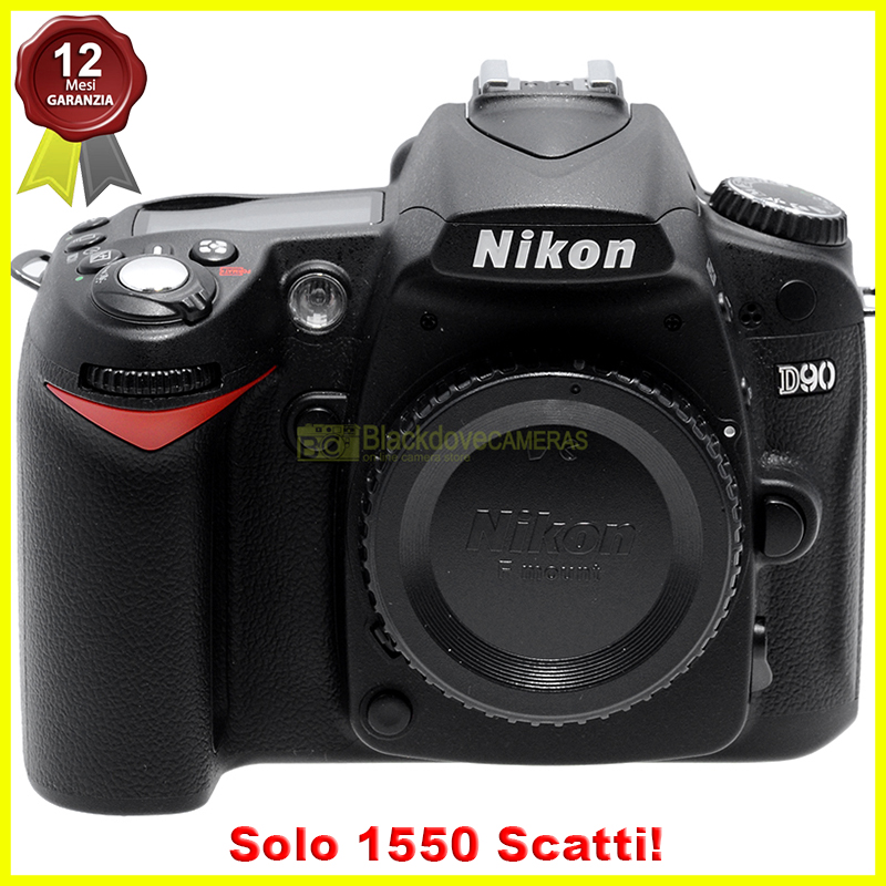 Nikon D90 body fotocamera reflex digitale. Macchina fotografica.