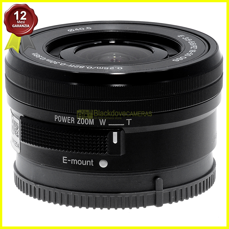 Sony E 16/50mm f3,5-5,6 PZ OSS Black obiettivo per fotocamere Sony E-Mount e NEX