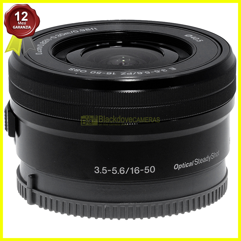 Sony E 16/50mm f3,5-5,6 PZ OSS Black obiettivo per fotocamere Sony E-Mount e NEX