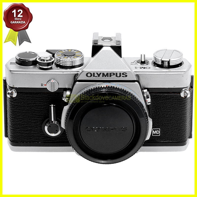 Olympus OM-1 body silver. Fotocamera reflex meccanica a pellicola. Revisionata!