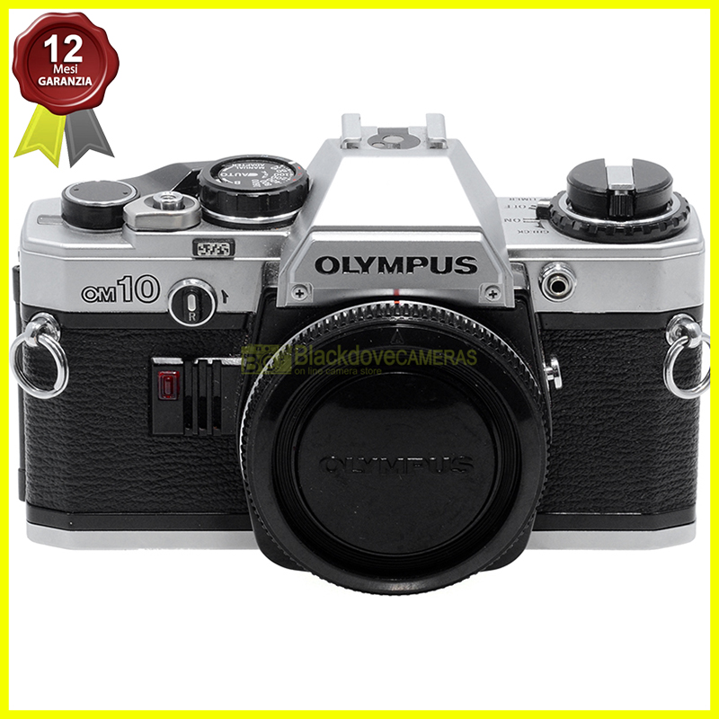 Olympus OM-10 body silver. Fotocamera reflex meccanica a pellicola. Revisionata!