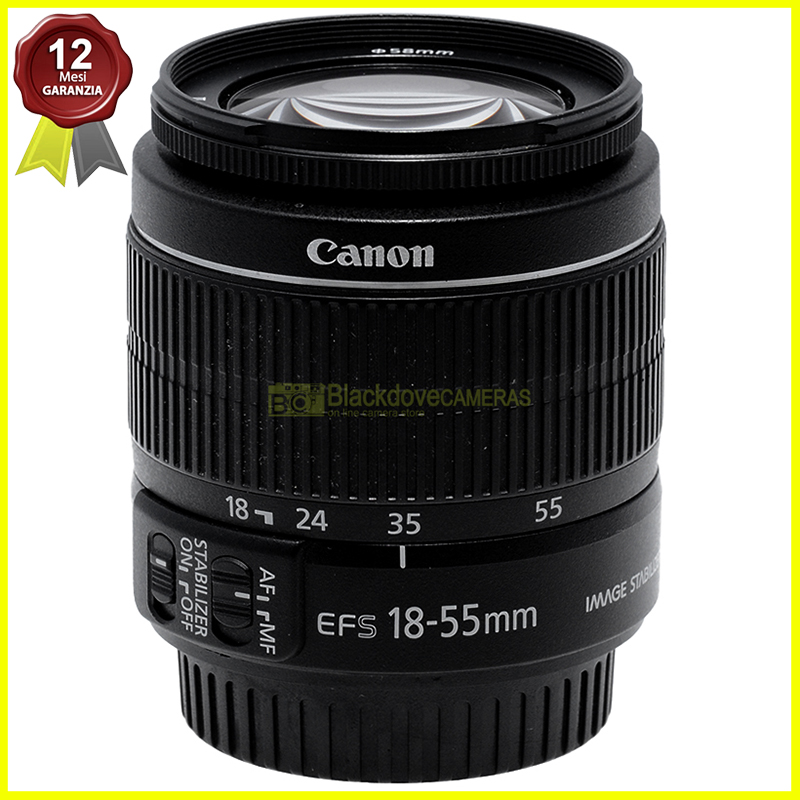 Canon EF-S 18/55mm. f3,5-5,6 IS II. Obiettivo autofocus per reflex digitali APS