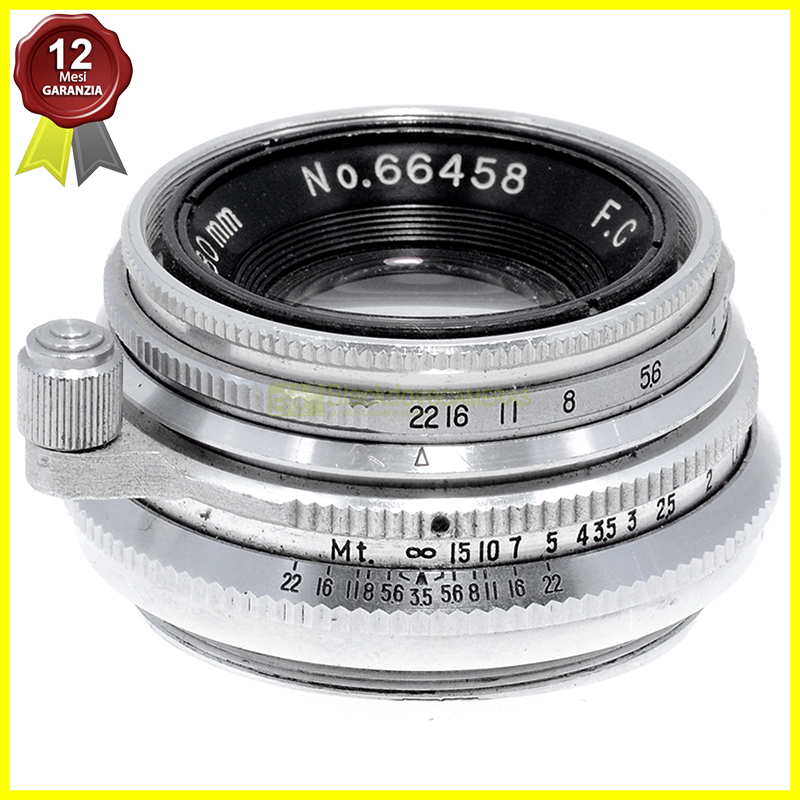 “Fujita 80mm. f3,5 F.C obiettivo per fotocamere medio formato 6x6 Kalimar 66=