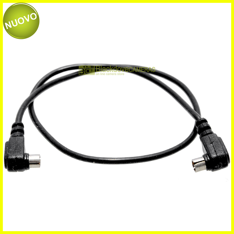 “Cavo sincro flash da 30 cm. Femmina/femmina. Sincro flash cable 30cm.”